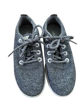 Allbirds Wool Runners Gray Sneakers Women’s Size 8 Merino Wool Lace Up Comfort